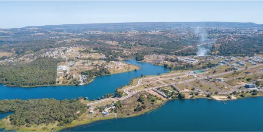 Lago da Represa de Corumbá